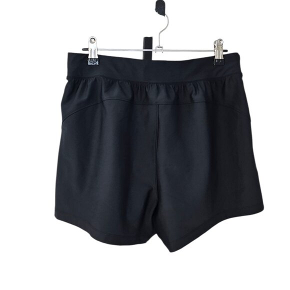 Old Navy Womens High Rise Stretch Athletic Shorts, Tie Waist, Black, Size Small - Picture 3 of 6